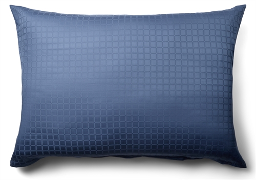 Luxury pillow cover - 70x100 cm - 100% Cotton satin - Daisy blue  - By Night jacquard woven large pillow cover