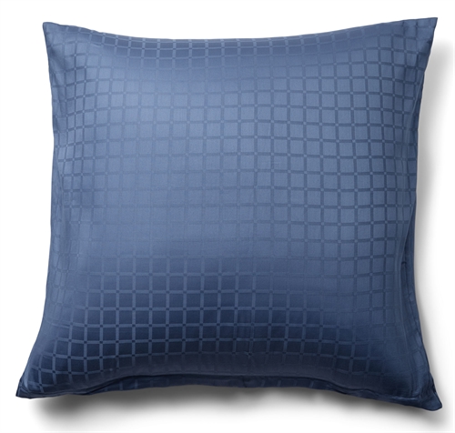 Luxury pillowcase - 60x63 cm - 100% Cotton satin - Daisy blue - By Night jacquard woven