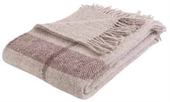 Wool throw - 100% New Norwegian wool - Toke Smoke - 130x200 cm - Arctic