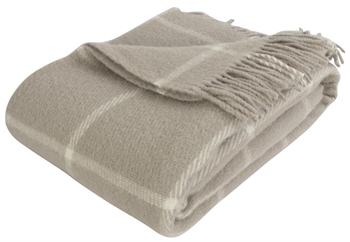 Wool throw - 100% New Norwegian wool - Thor sand - 130x200 cm - Arctic