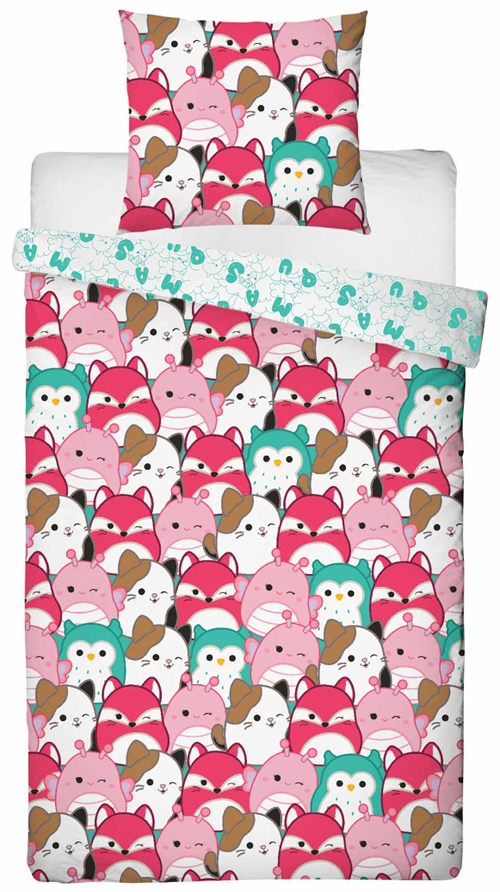 Squishmallows bedding - 140x200 cm - Squishmallows 2-in-1 set - Duvet cover in 100% cotton