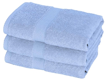 Towel - 50x100 cm - Light blue - Diamond - 100% Cotton - Soft towels from Egeria