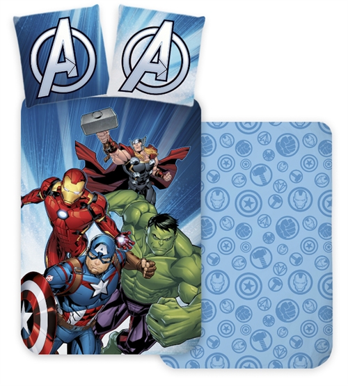 Avengers bedding 140x200 cm - Super heroes bedding set - 100% cotton