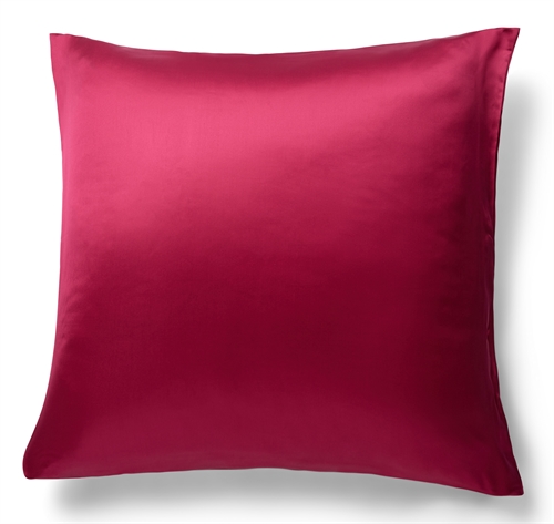 Silk pillowcase 60x63 cm - Plum coloured pillowcase - 100% mulberry silk - By Borg