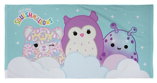 Towel with Squishmallows motif - 70x140 cm - 100% Cotton