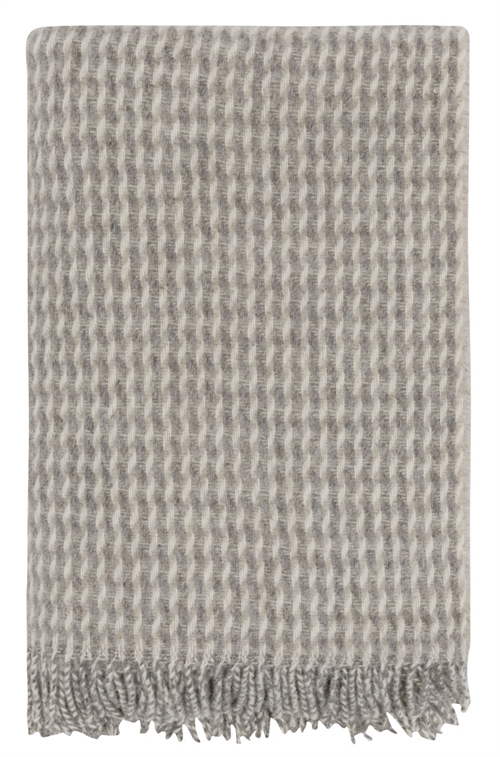 Wool throw - 100% pure new wool  - Høie of Scandinavia wool throw - Teide natural - 120x180 cm 